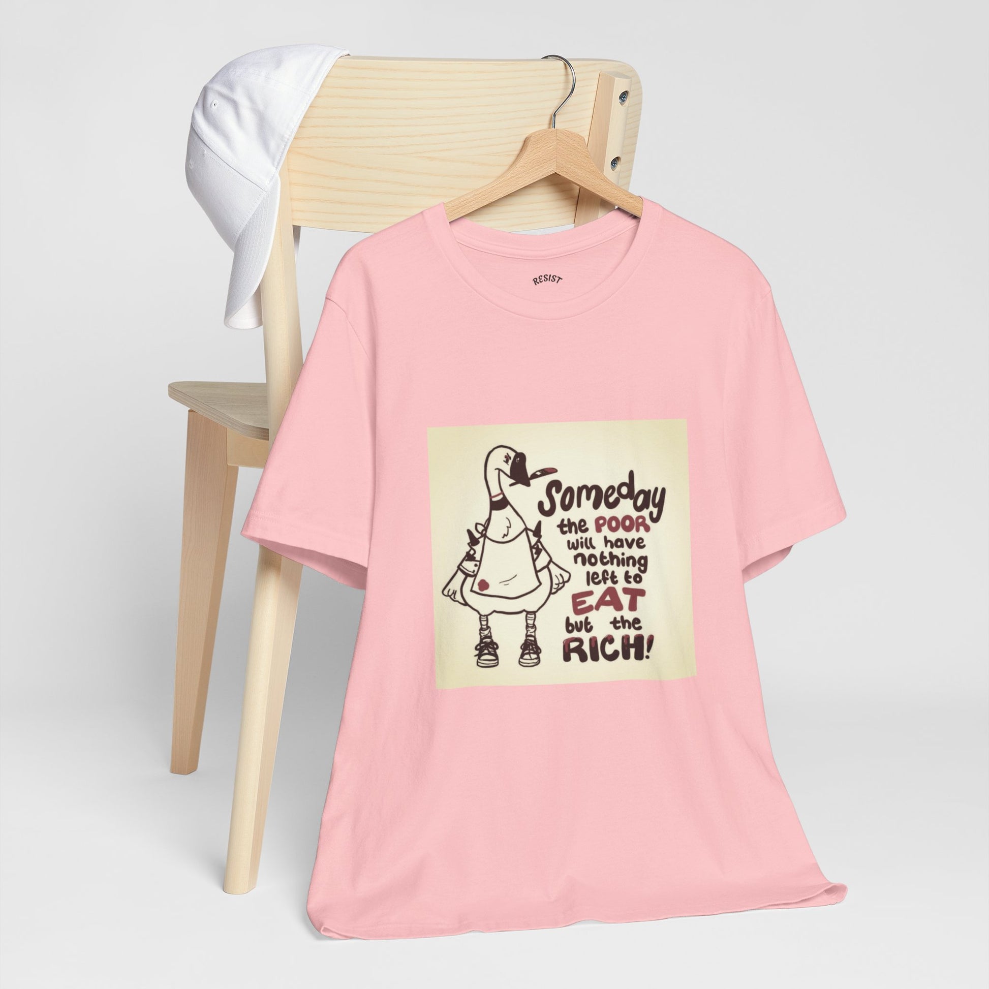 Eat The Rich - Pink Tee