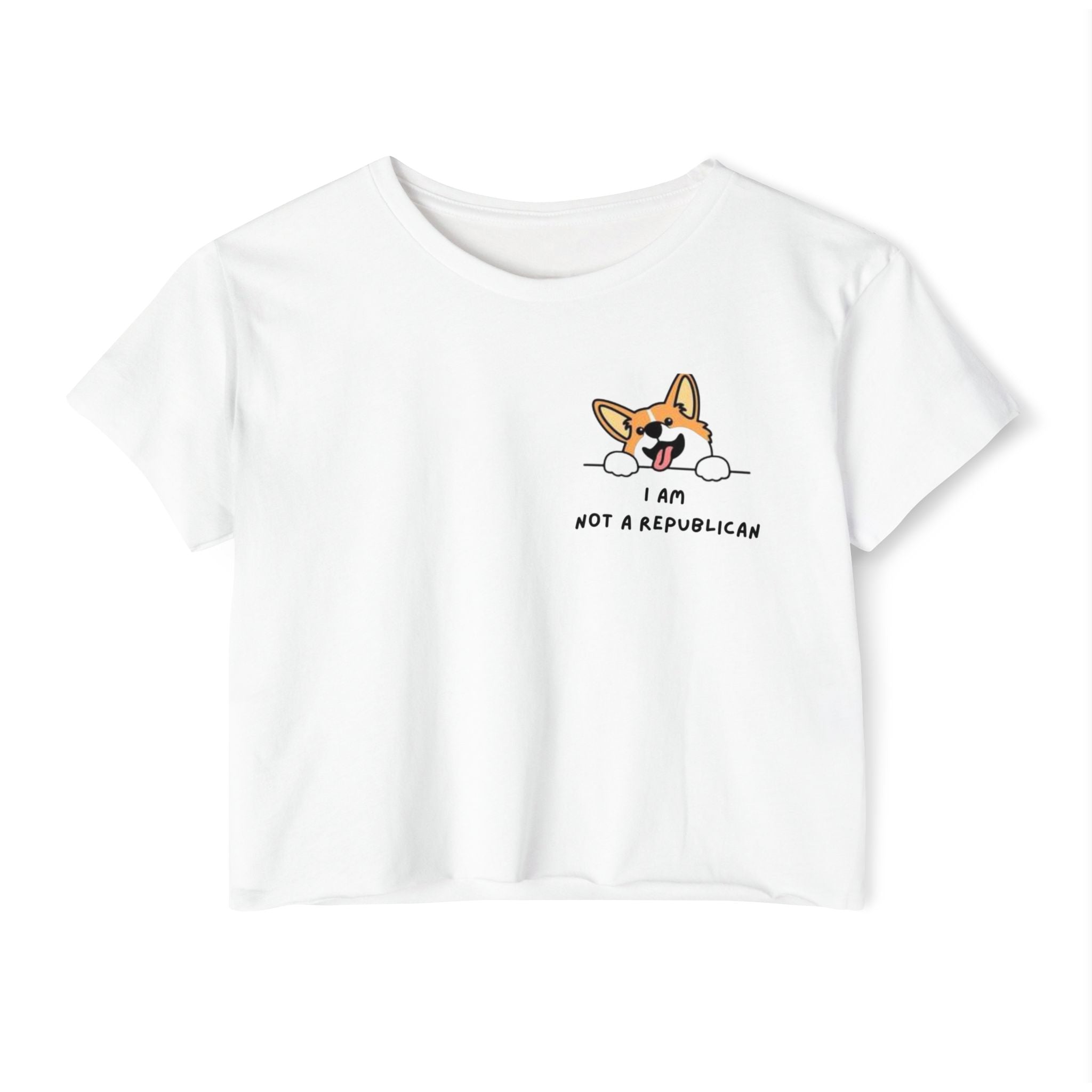 Not a Republican Women's Festival Crop Top