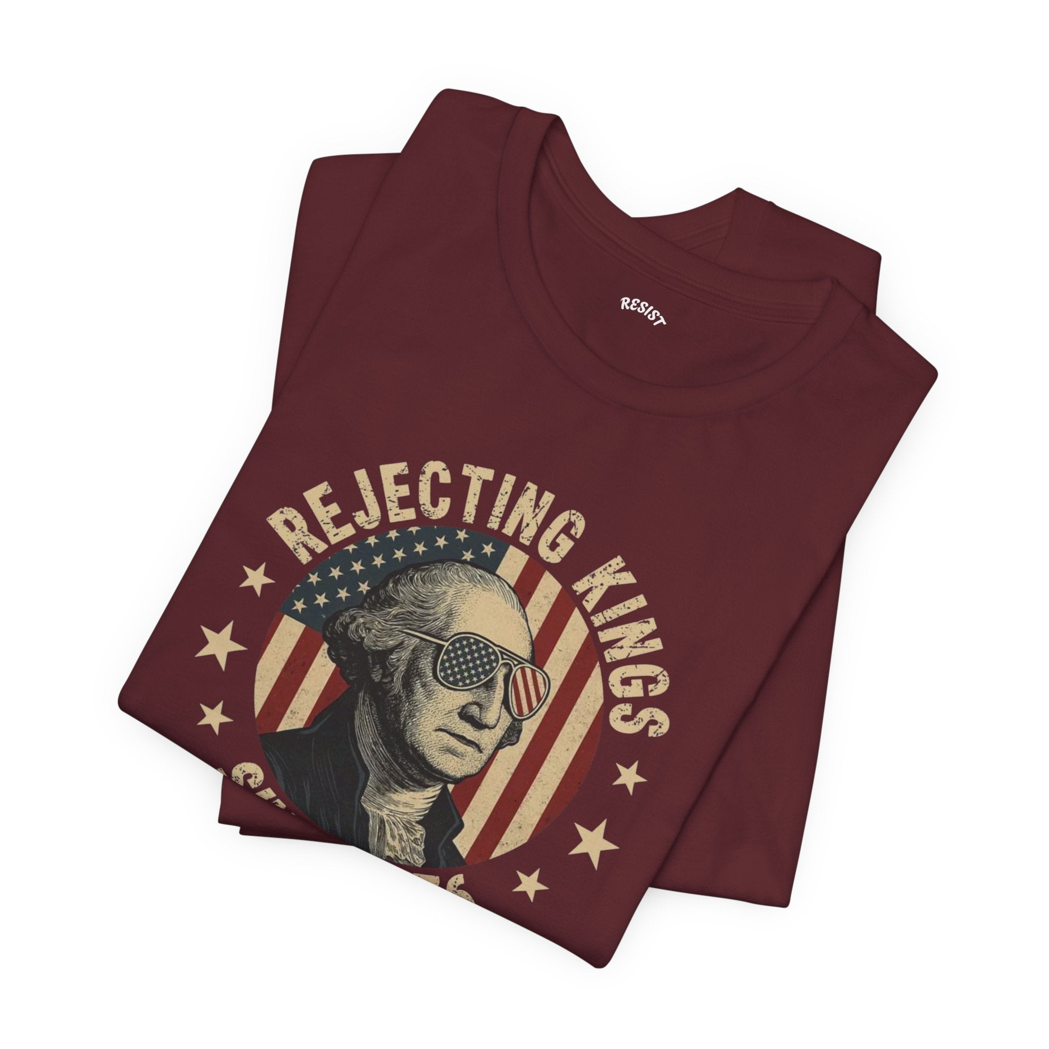 Vintage-Inspired ‘Rejecting Kings Since 1776’ T-Shirt