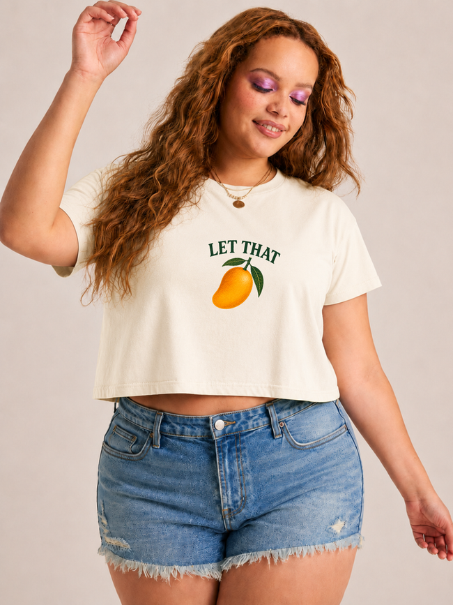 Let That Mango (🥭) Crop Top