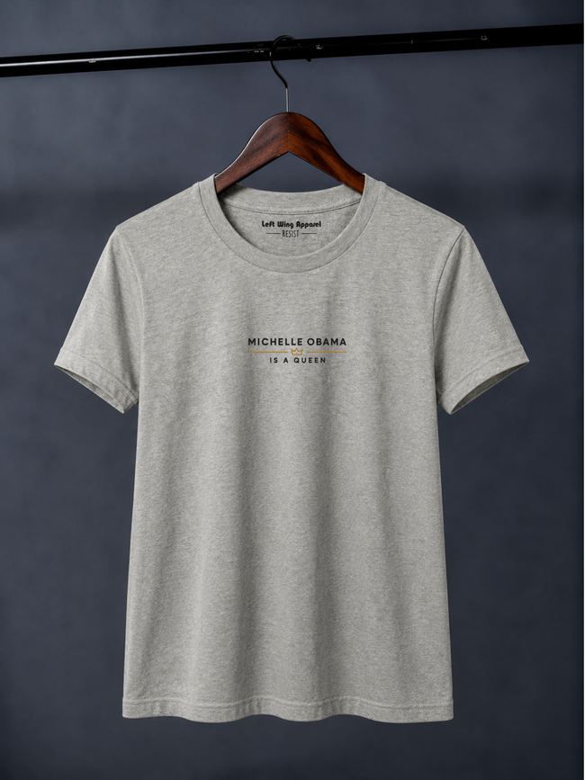 Michelle Obama Is A Queen Premium Cotton T‑Shirt