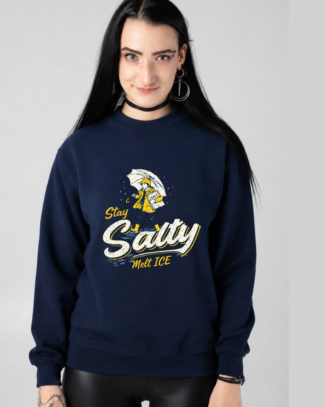 Stay Salty, Melt ICE Crewneck Sweatshirt