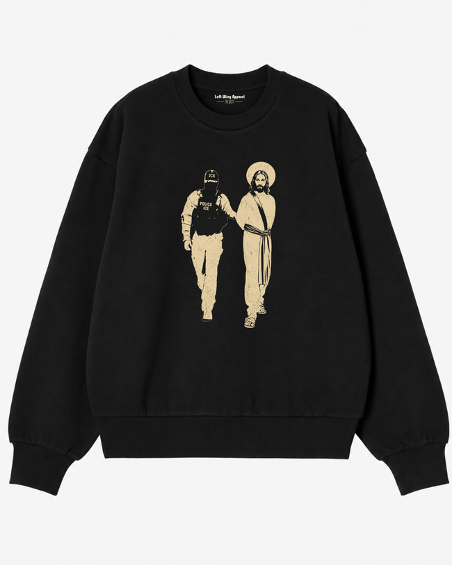 Jesus Was an Immigrant Crewneck Sweatshirt