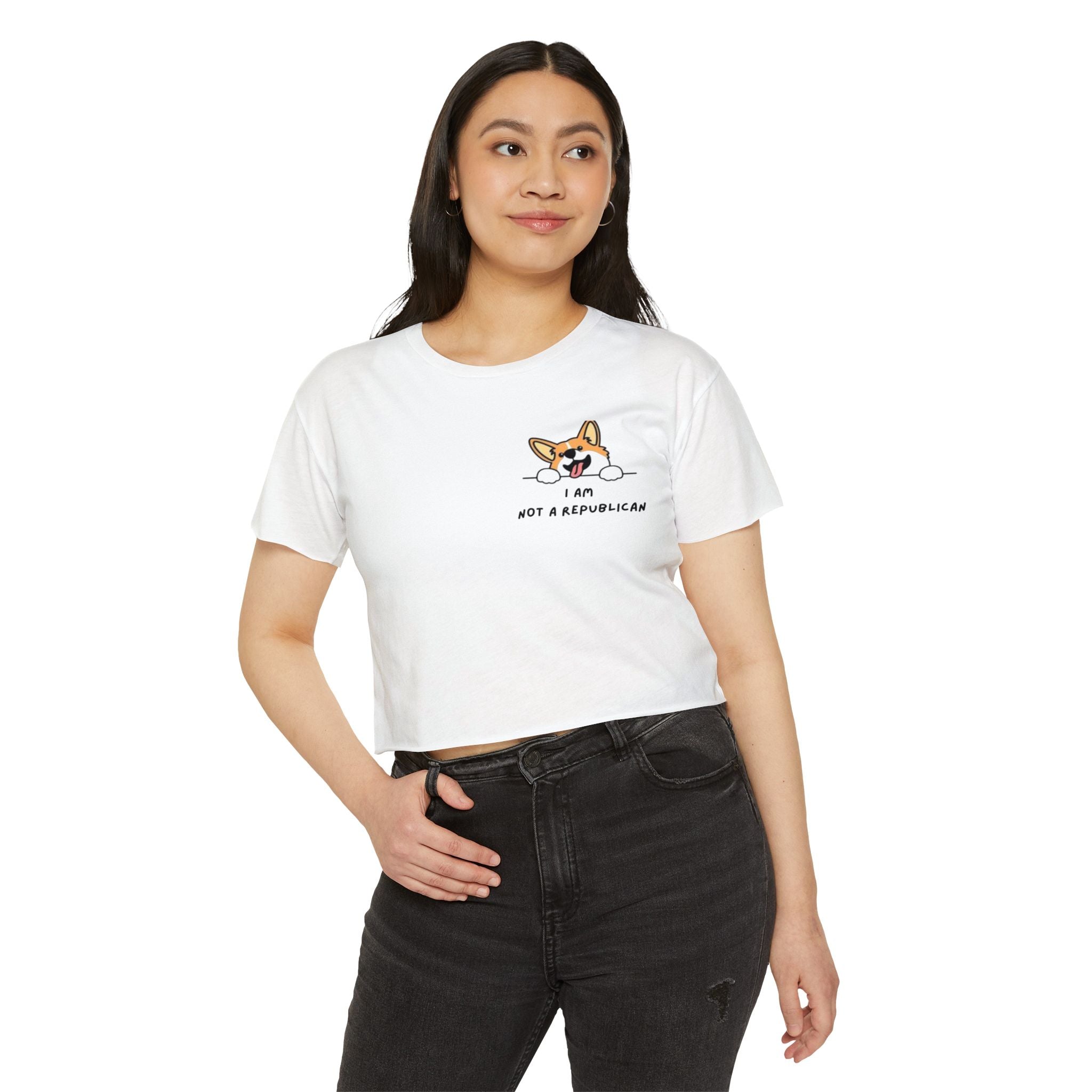 Not a Republican Women's Festival Crop Top