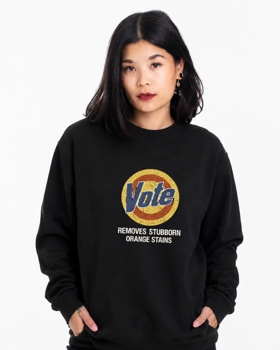 Removes Stubborn Orange Stains Crewneck Sweatshirt