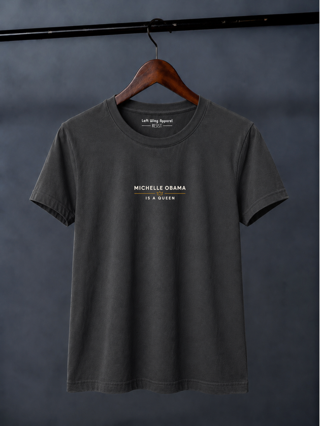 Michelle Obama Is A Queen Premium Cotton T‑Shirt