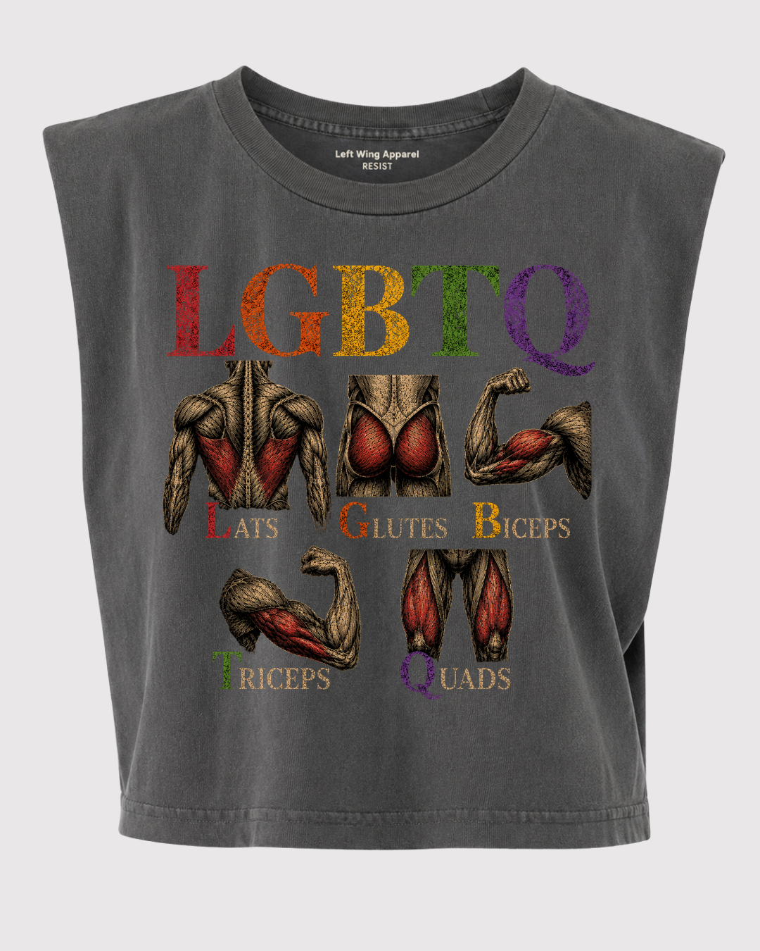 LGBTQ Gains Heavy Weight Muscle Tee