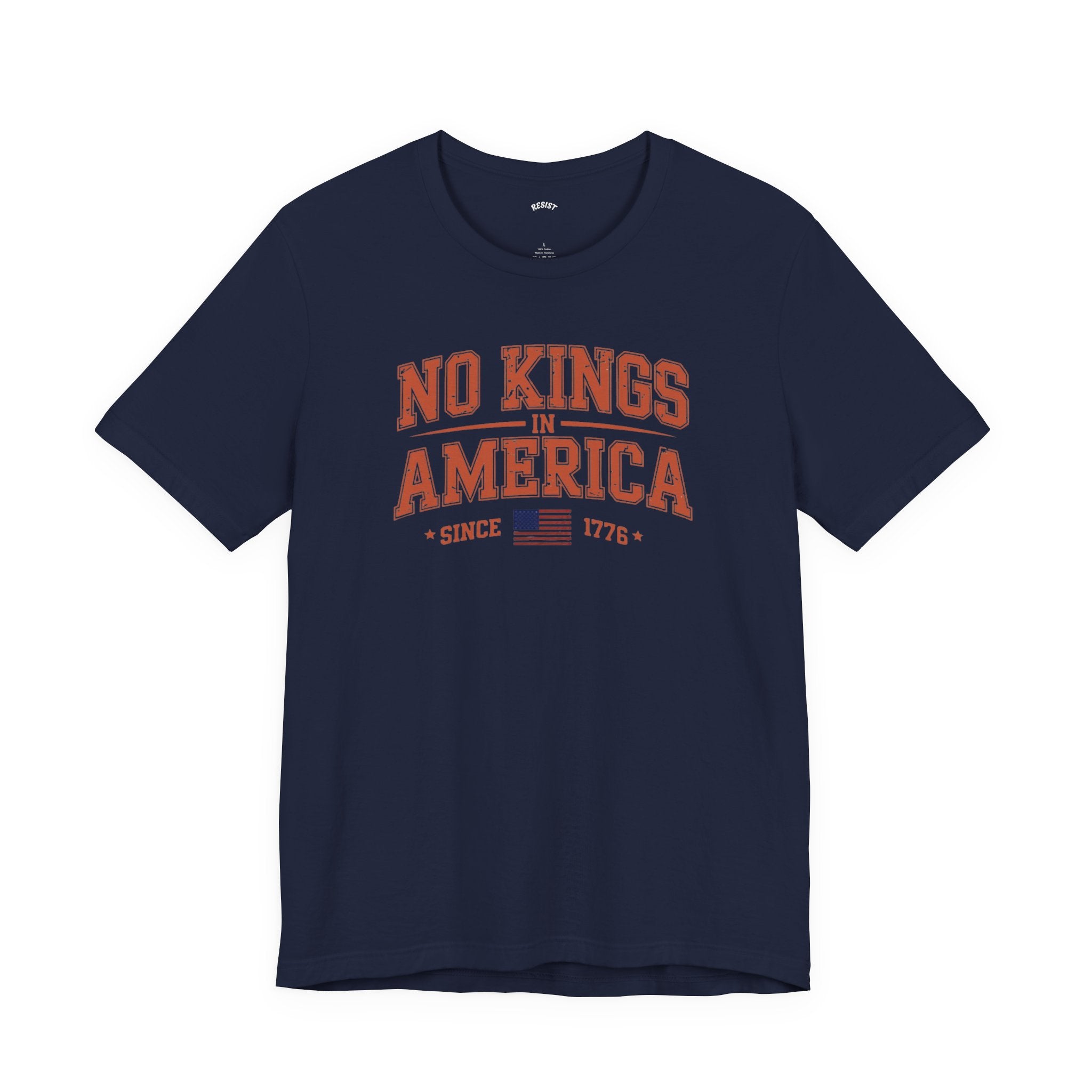 Vintage Style "No Kings in America" T-Shirt