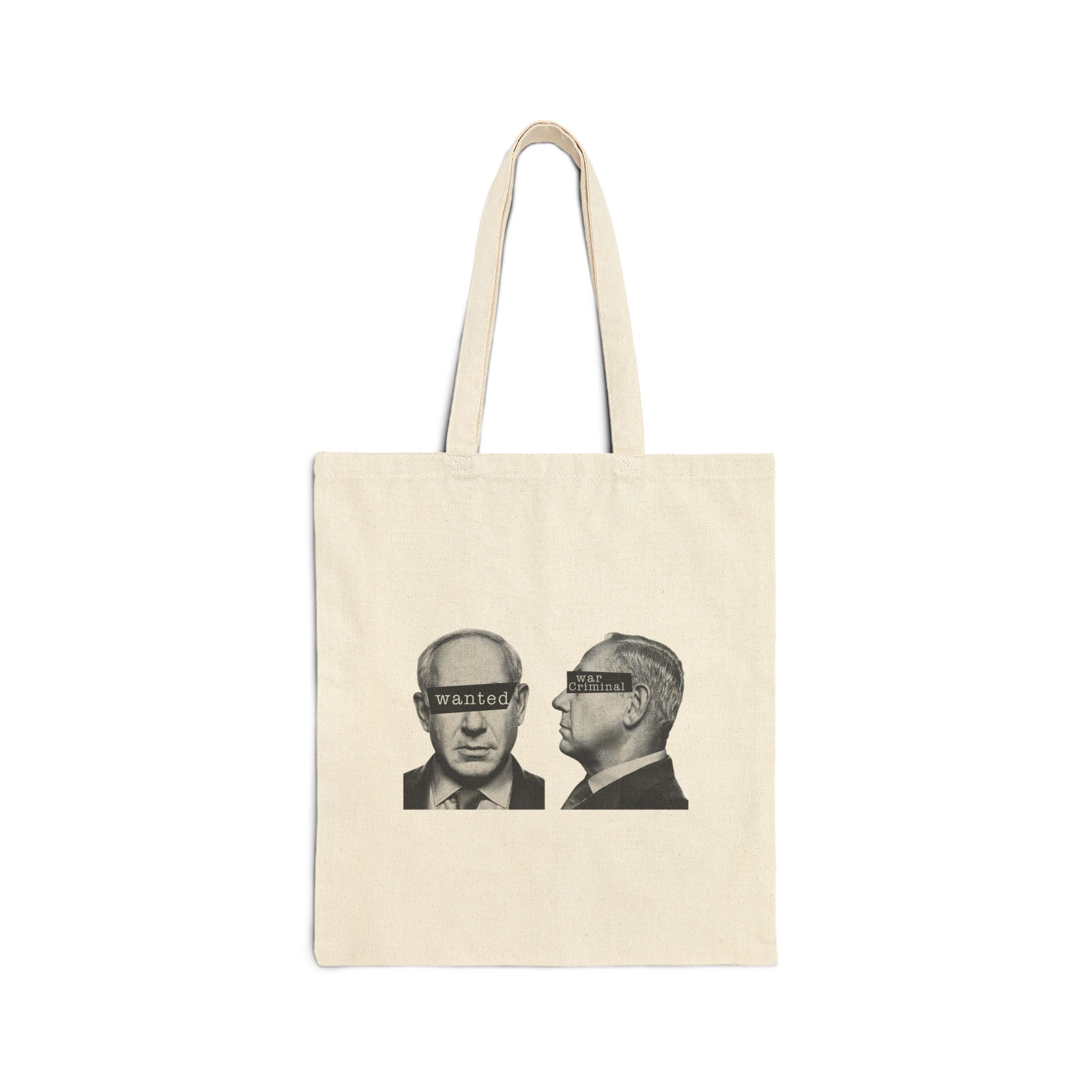 War Criminal Canvas Tote  bag - Natural