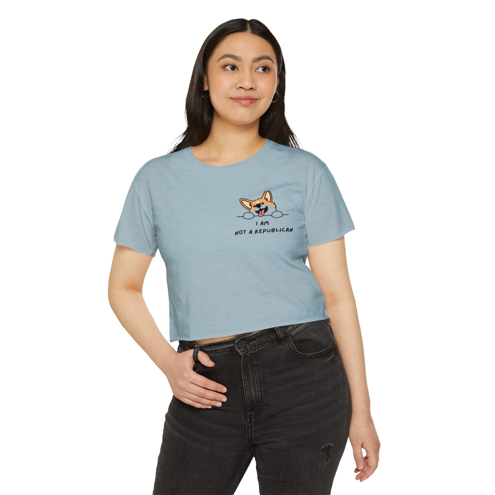 Not a Republican Women's Festival Crop Top