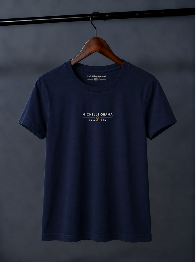 Michelle Obama Is A Queen Premium Cotton T‑Shirt