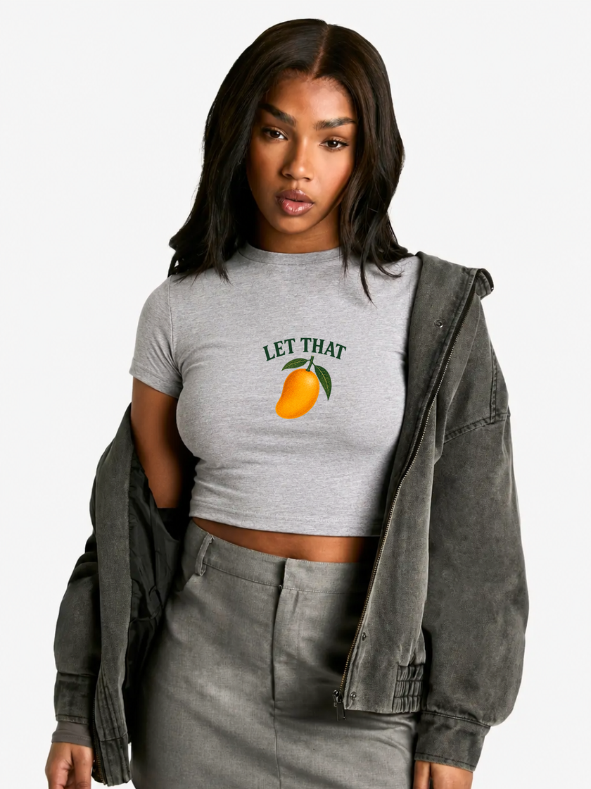 Let That Mango (🥭) Crop Top
