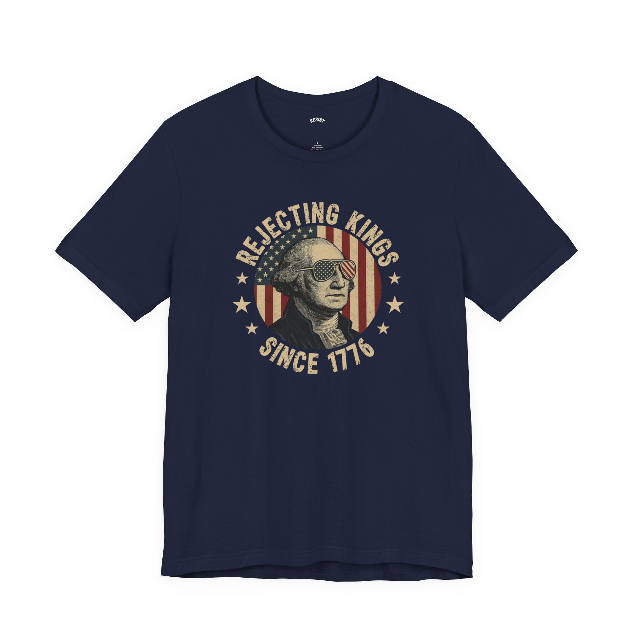 Vintage-Inspired ‘Rejecting Kings Since 1776’ T-Shirt