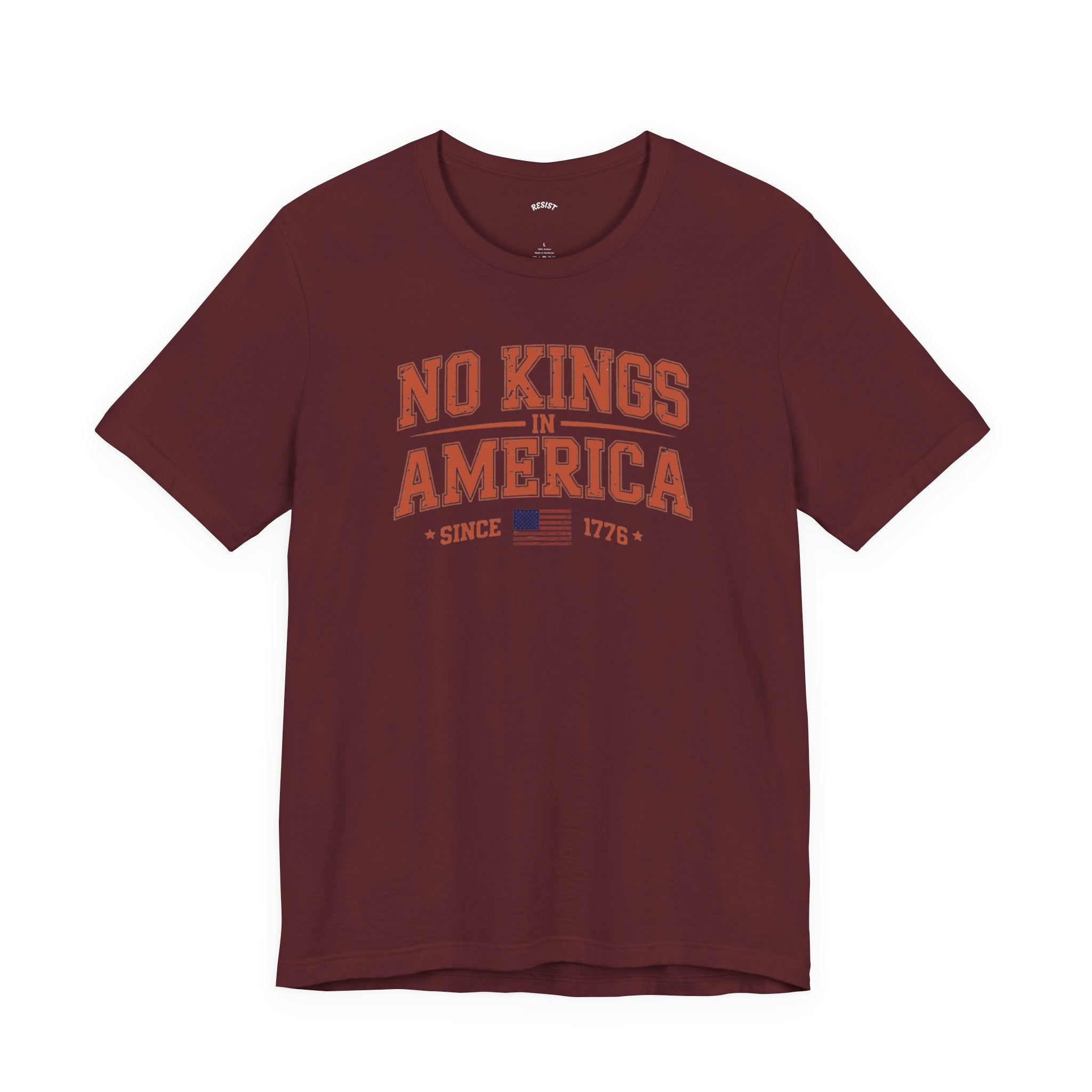 Vintage Style "No Kings in America" T-Shirt