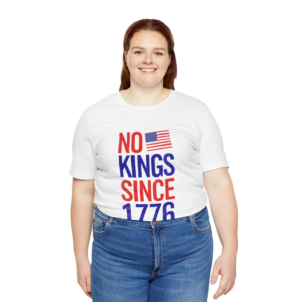 No Kings Since 1776 - White Tee