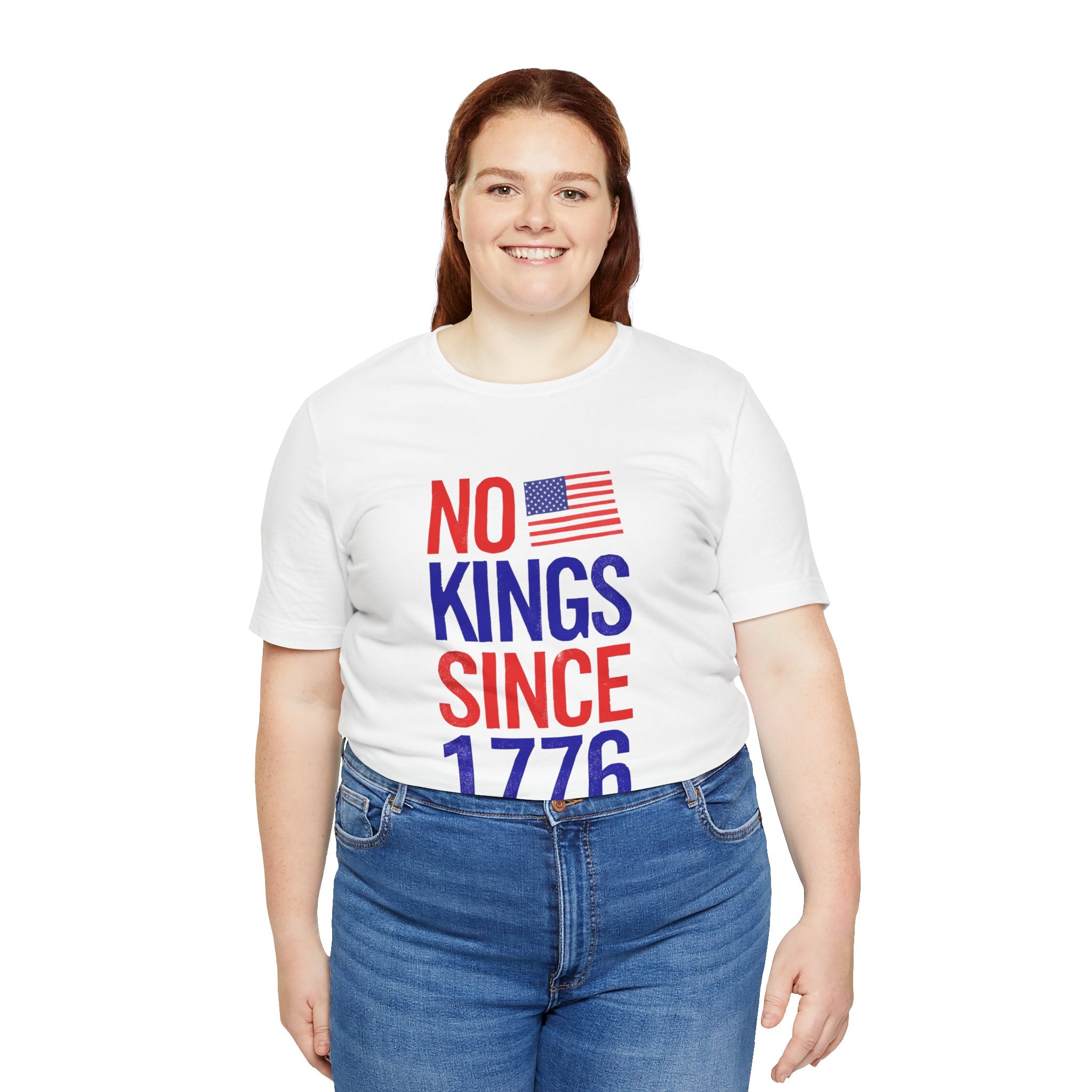 No Kings Since 1776 - White Tee