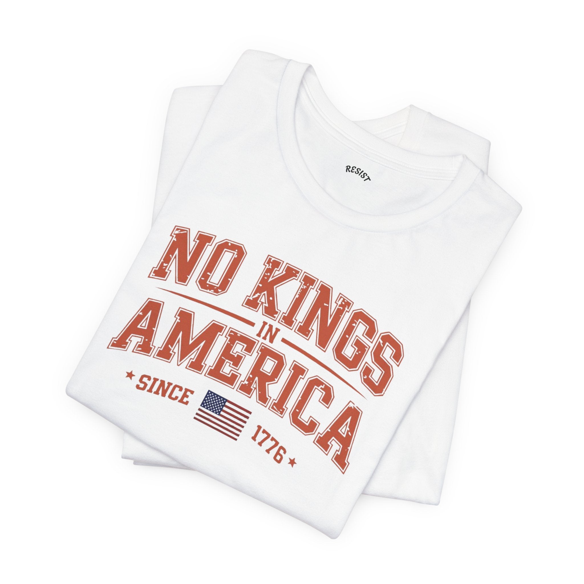 Vintage Style "No Kings in America" T-Shirt