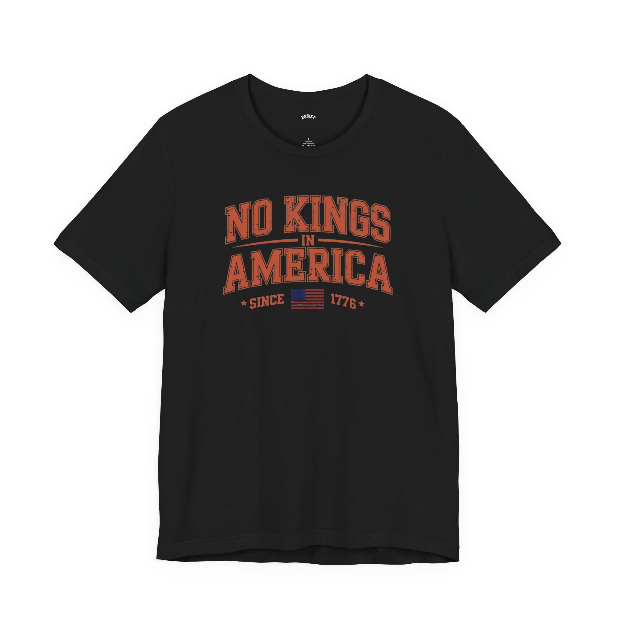 Vintage Style "No Kings in America" T-Shirt