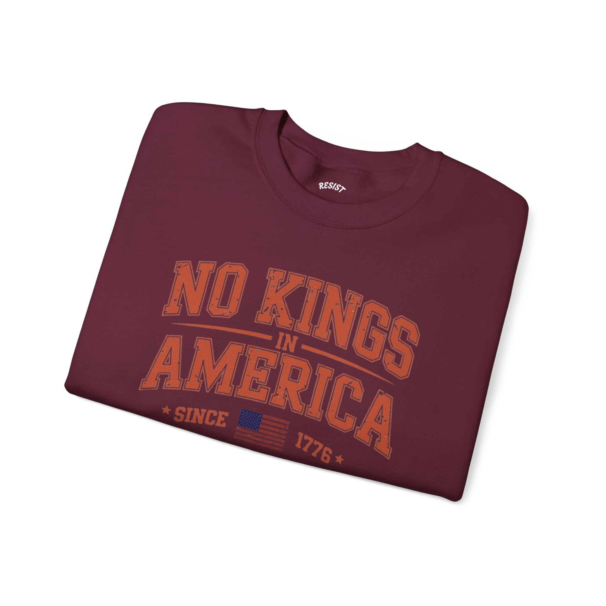 Vintage Style "No Kings in America" Sweatshirt