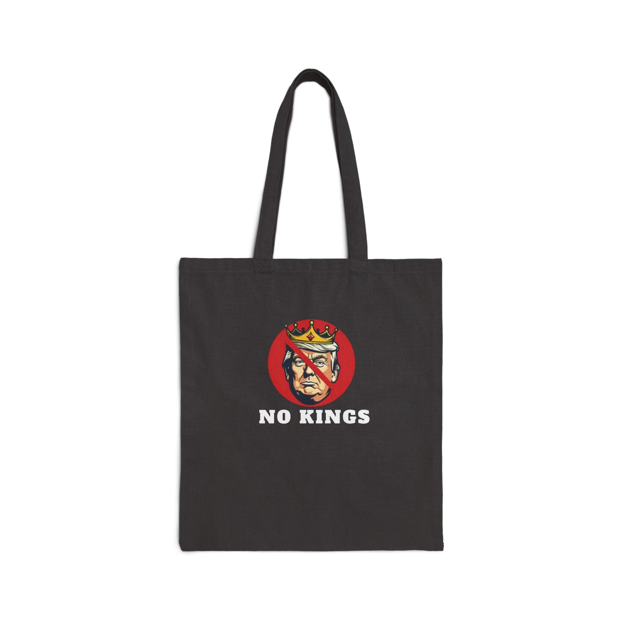 No Kings Cotton Canvas Tote Bag
