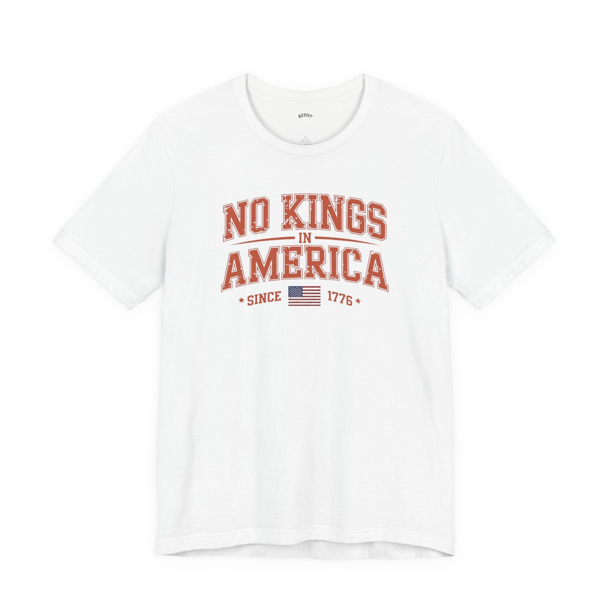 Vintage Style "No Kings in America" T-Shirt