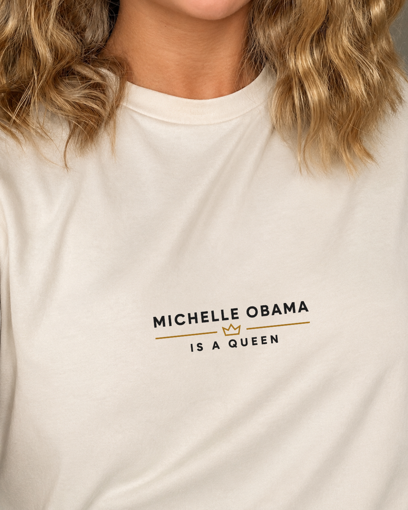 Michelle Obama Is A Queen Premium Cotton T‑Shirt