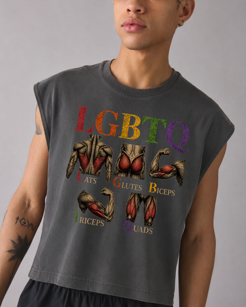 LGBTQ Gains Heavy Weight Muscle Tee