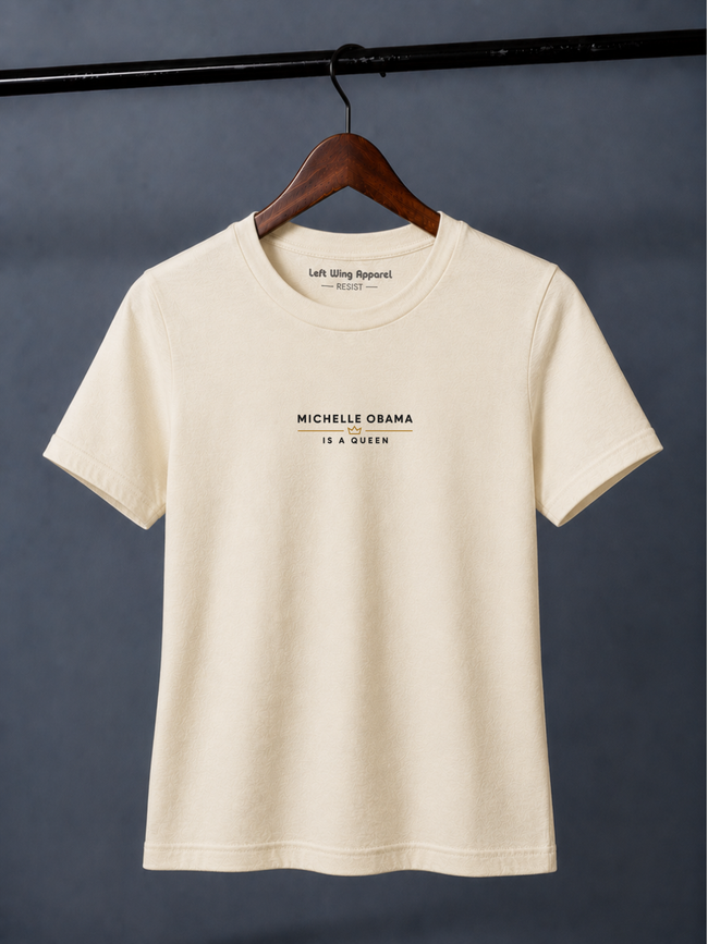 Michelle Obama Is A Queen Premium Cotton T‑Shirt
