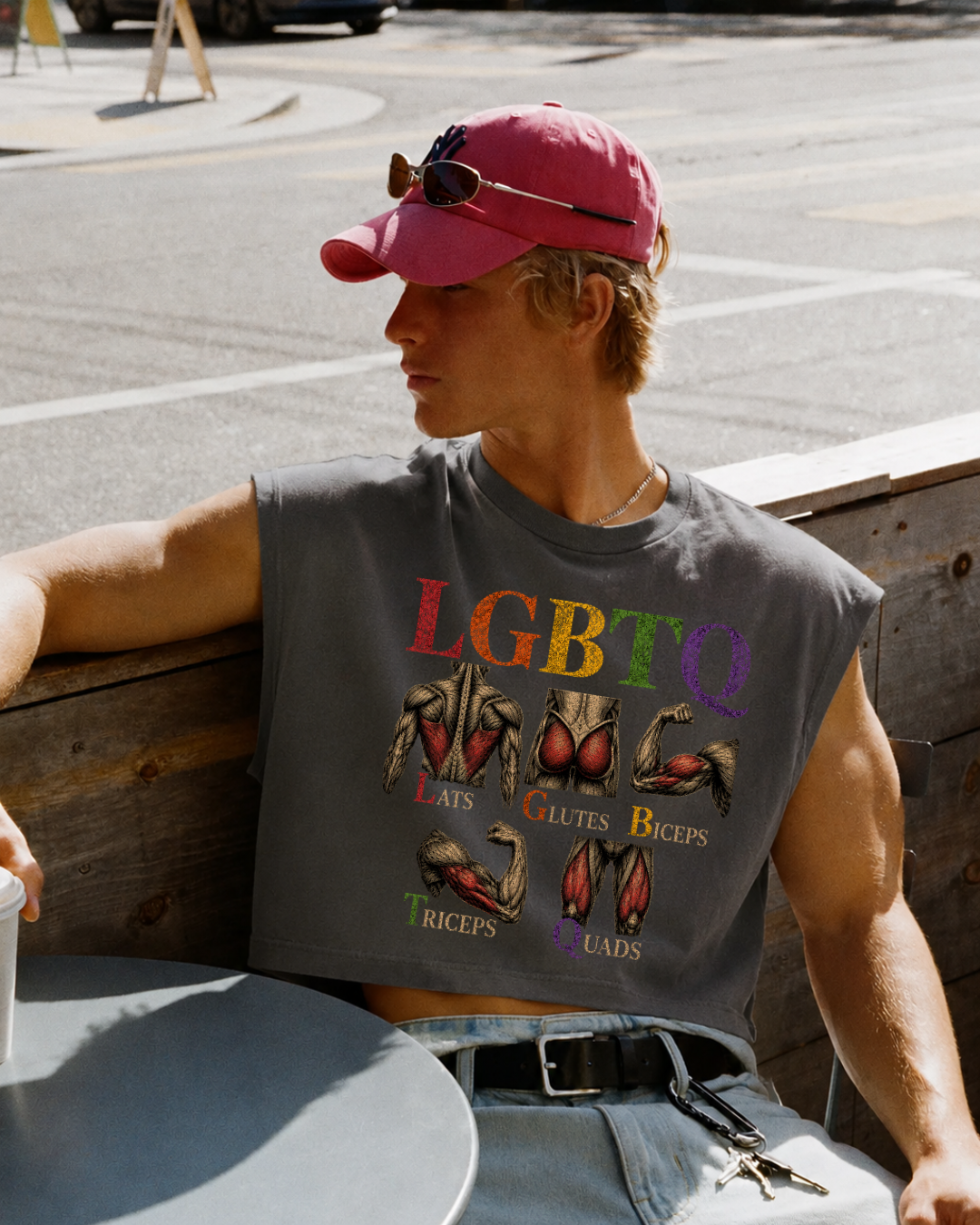 LGBTQ Gains Heavy Weight Muscle Tee