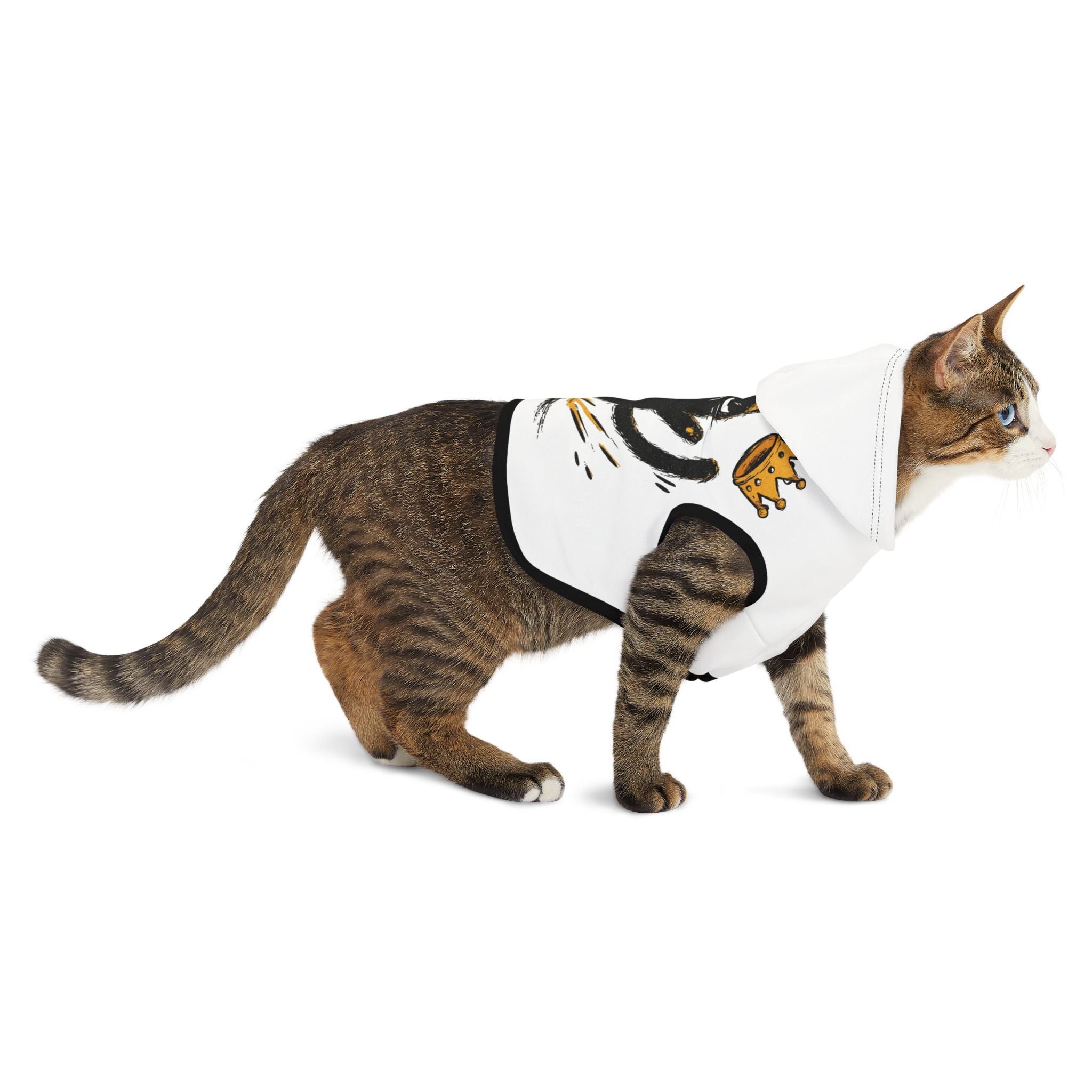 No Kings Pet Hoodie for Cats & Dogs