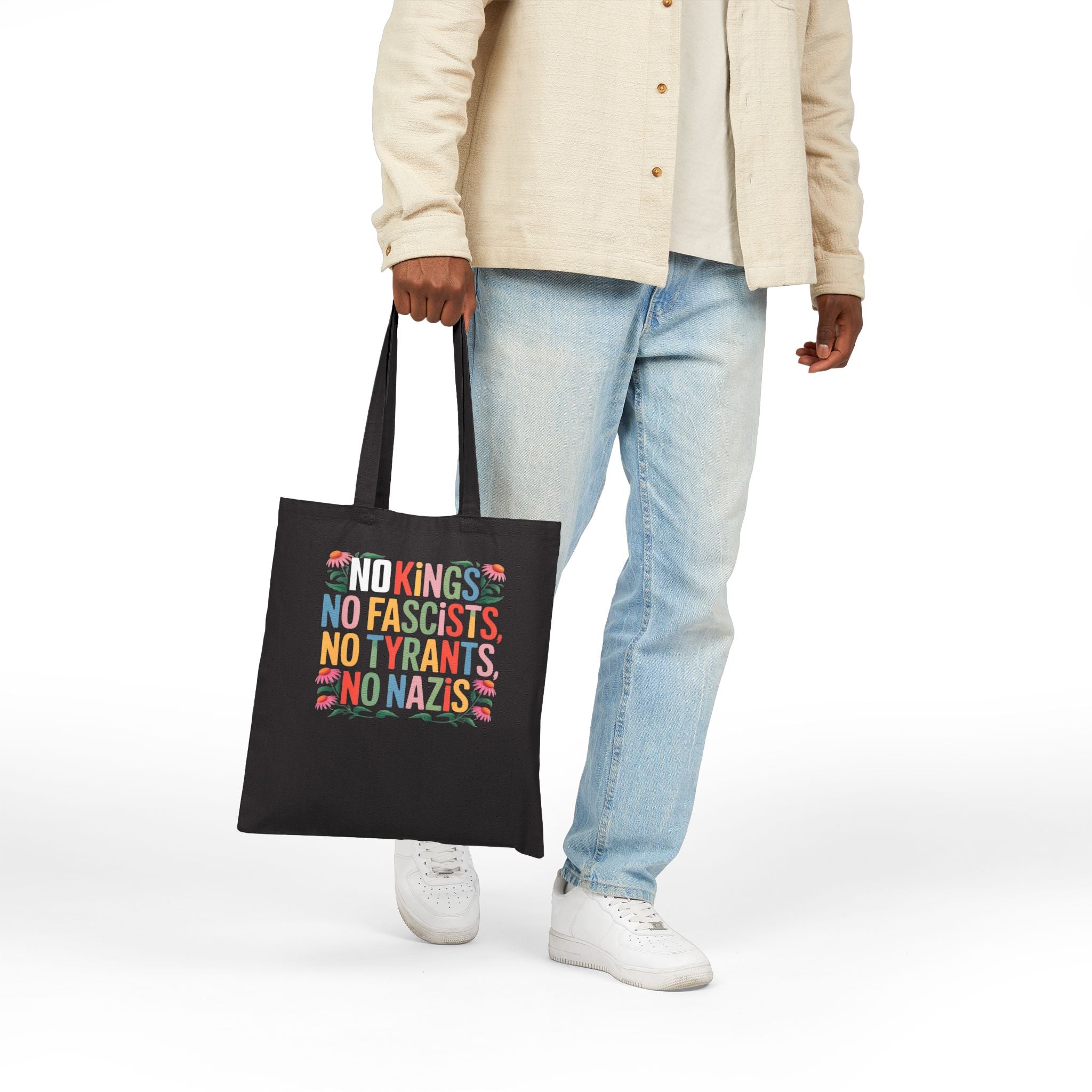 Empowering Message Cotton Canvas Tote Bag