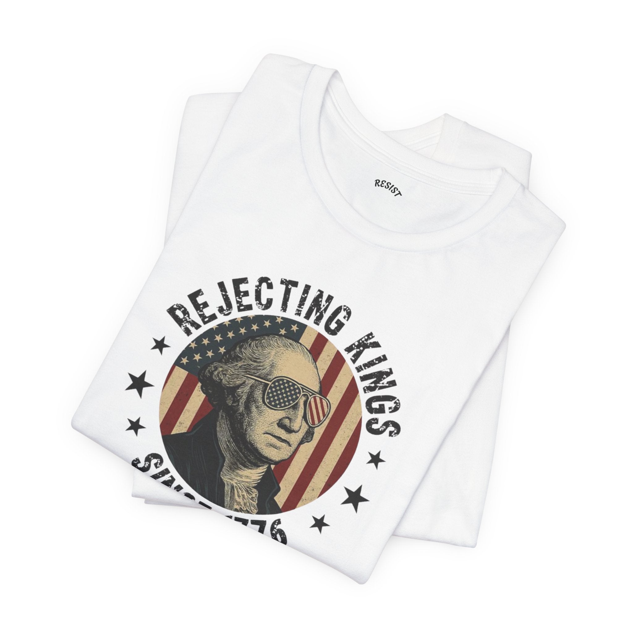 Vintage-Inspired ‘Rejecting Kings Since 1776’ T-Shirt