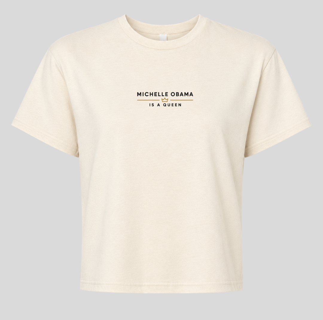 Michelle Obama Is A Queen Premium Cotton T‑Shirt