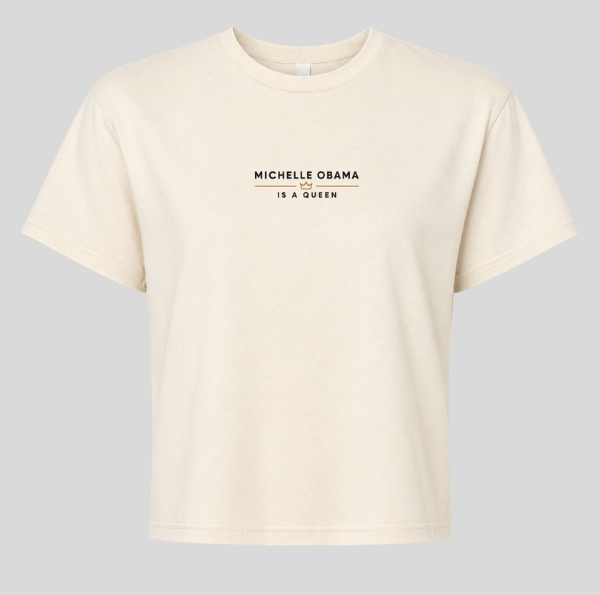 Michelle Obama Is A Queen Premium Cotton T‑Shirt