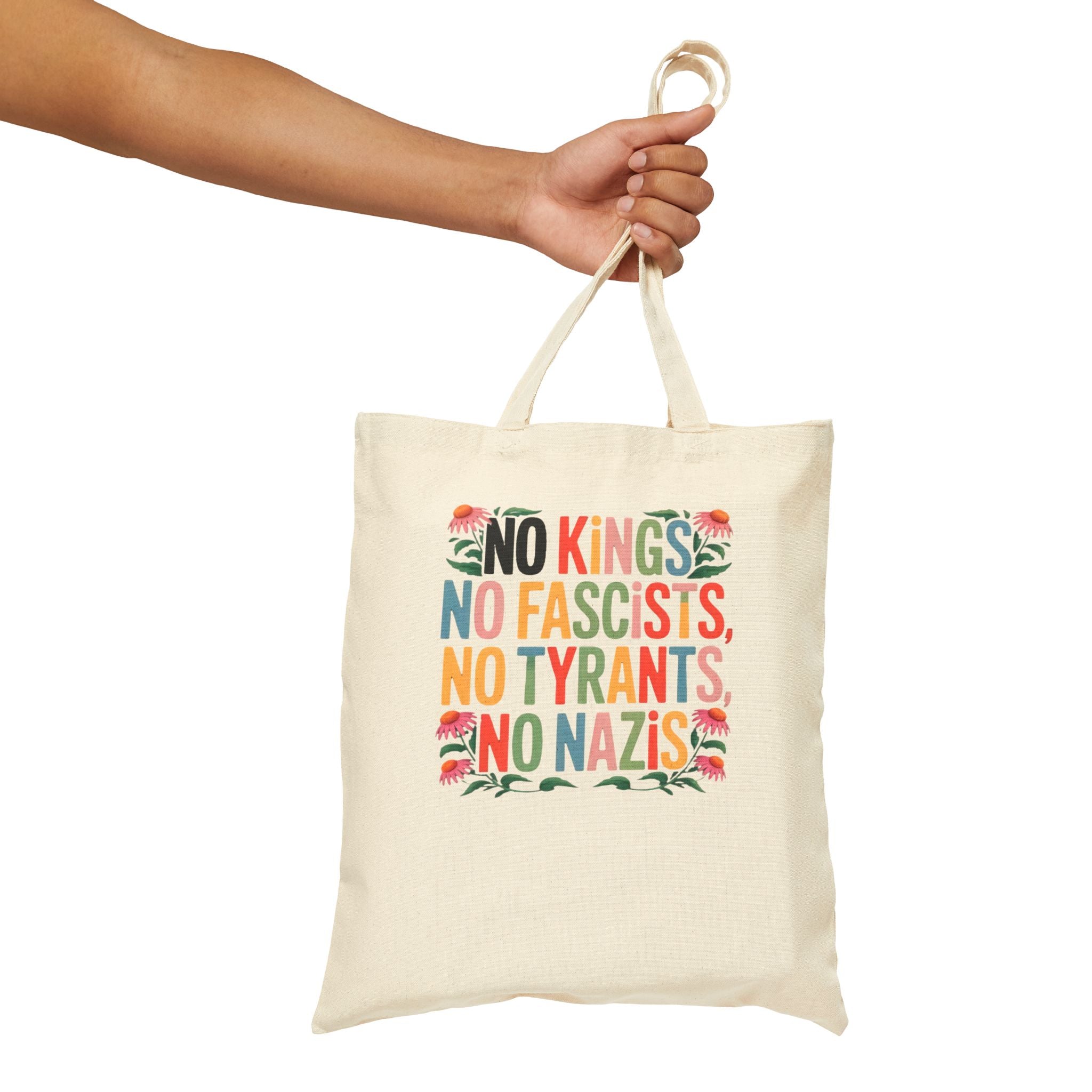 Empowering Message Cotton Canvas Tote Bag