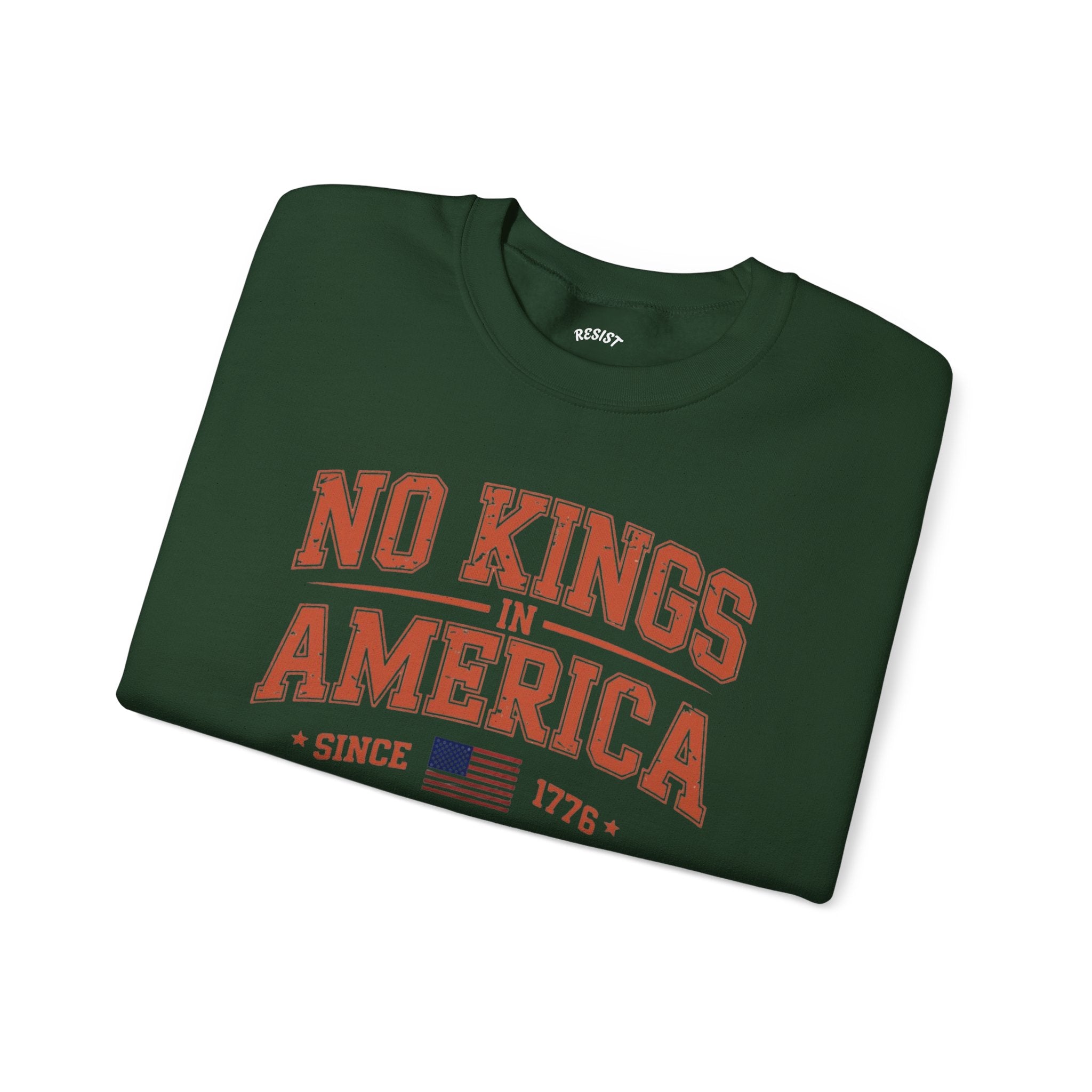 Vintage Style "No Kings in America" Sweatshirt