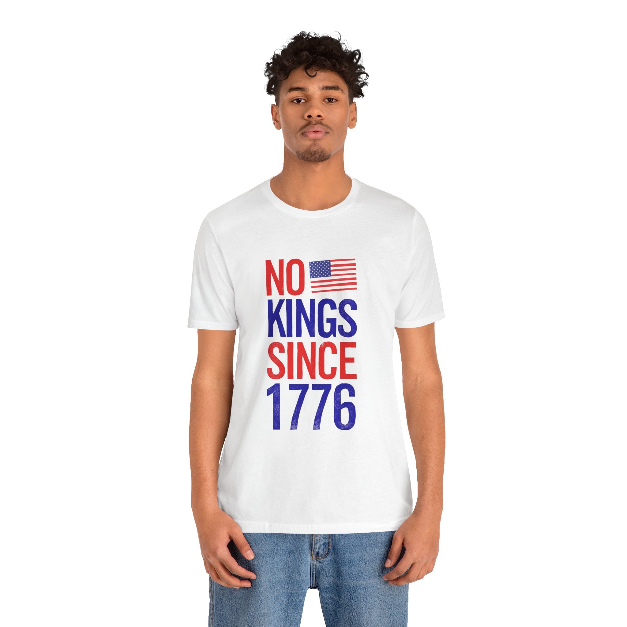 No Kings Since 1776 - White Tee