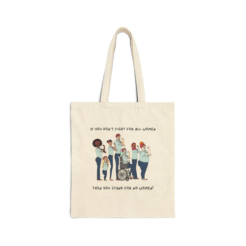 Fight for All Women Canvas Tote Bag