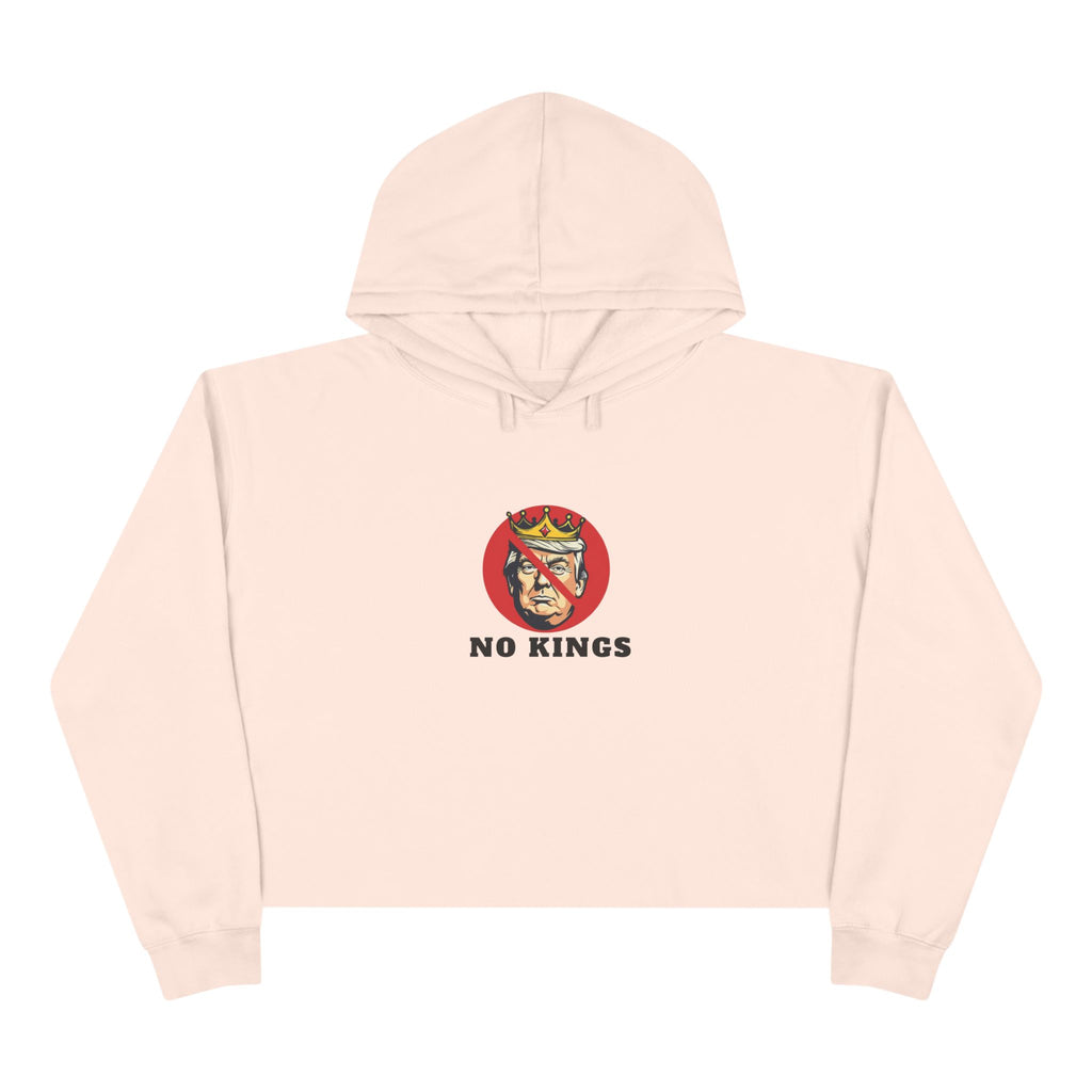 No Kings Crop Hoodie