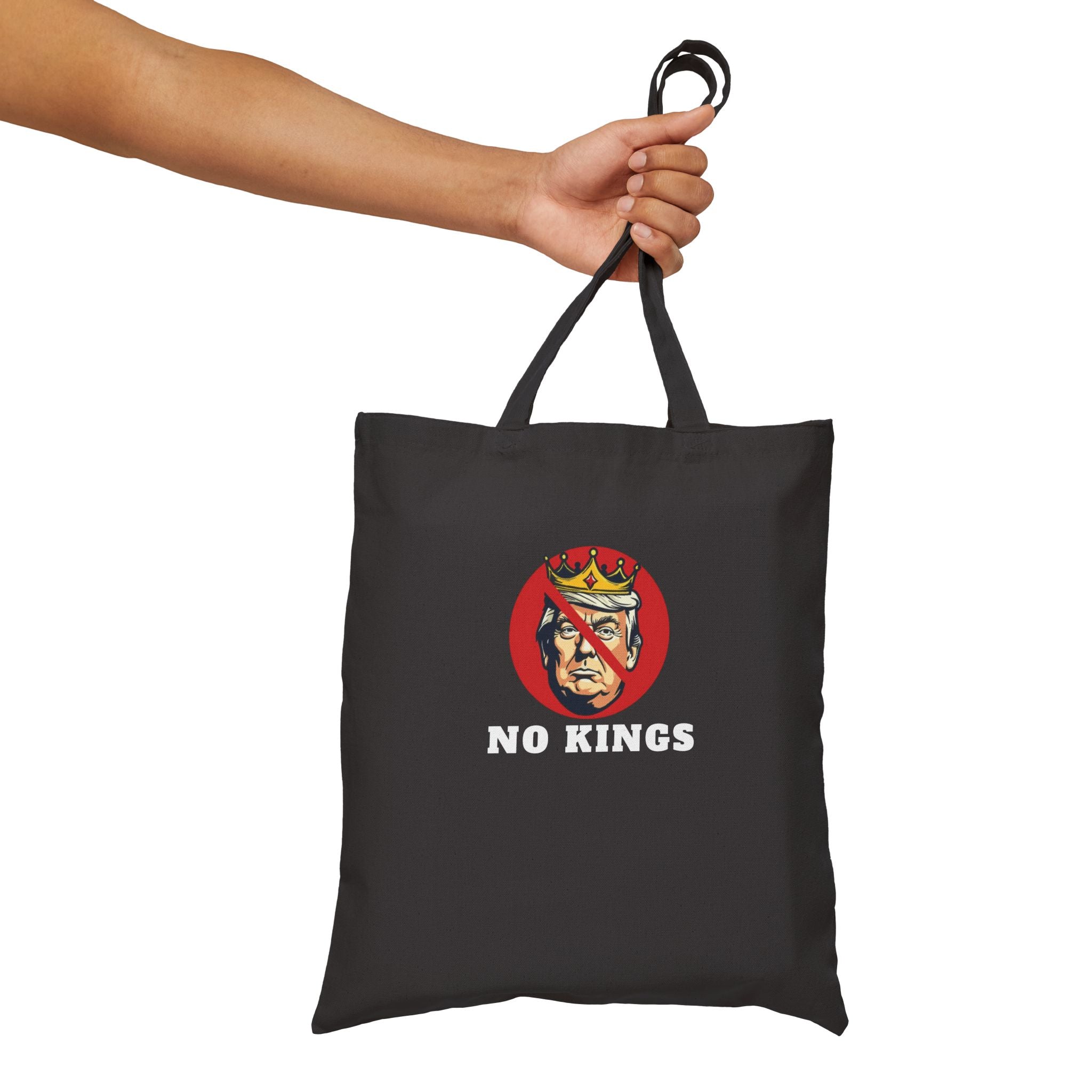 No Kings Cotton Canvas Tote Bag