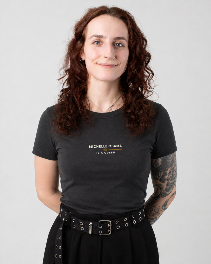 Michelle Obama Is A Queen Premium Cotton T‑Shirt