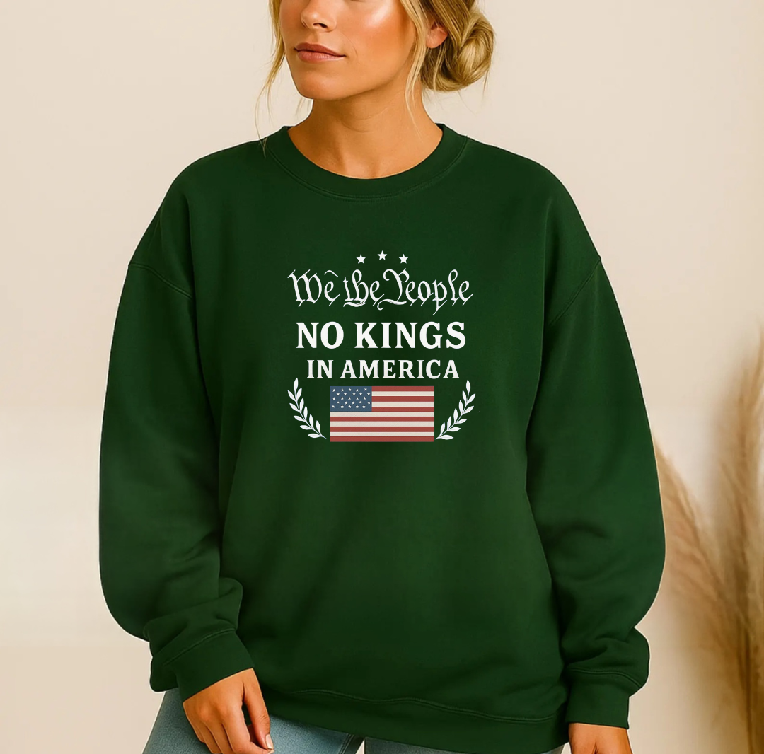 We the People, No Kings in America Sweatshirt
