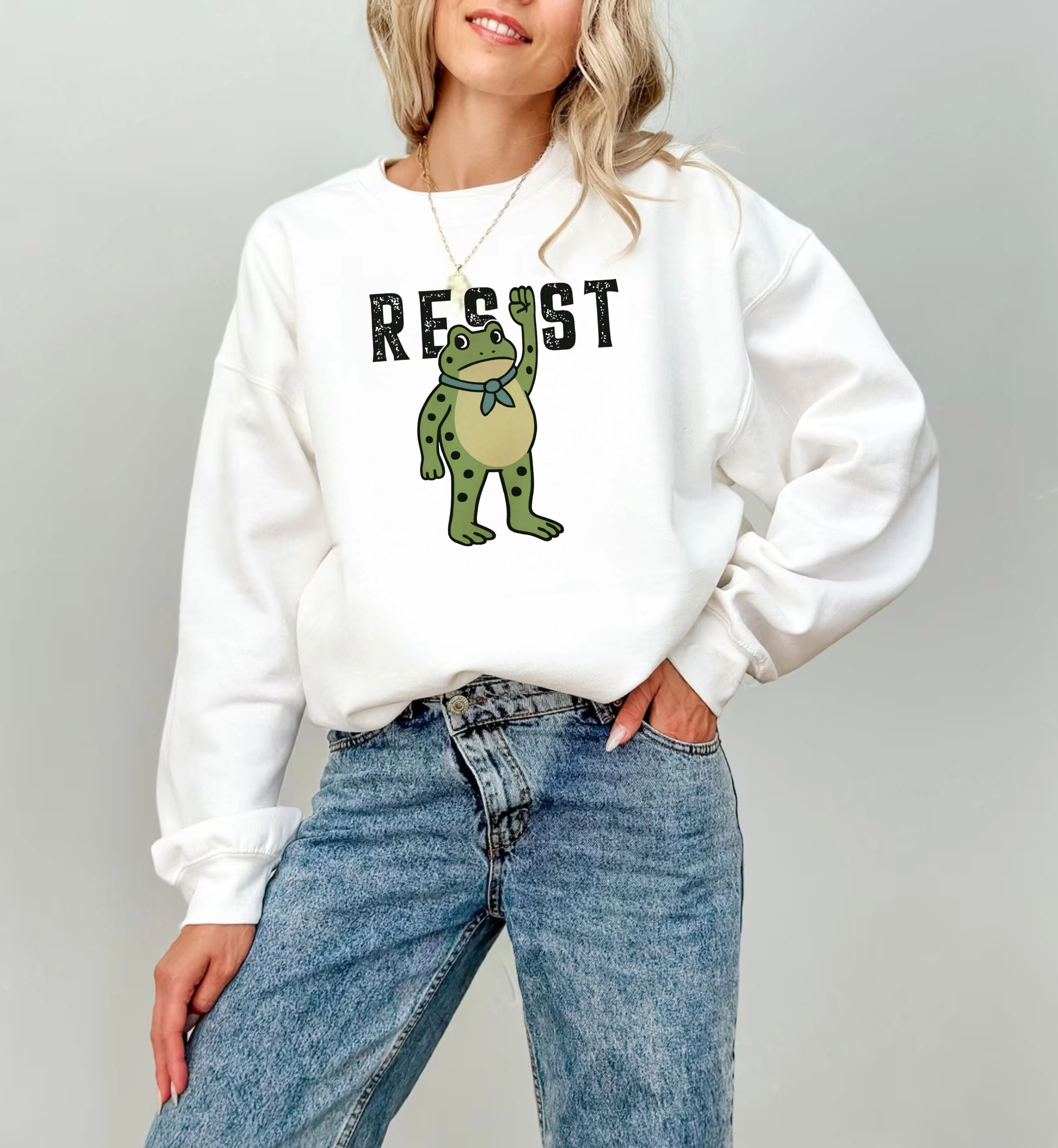 Resist Frog Sweatshirt