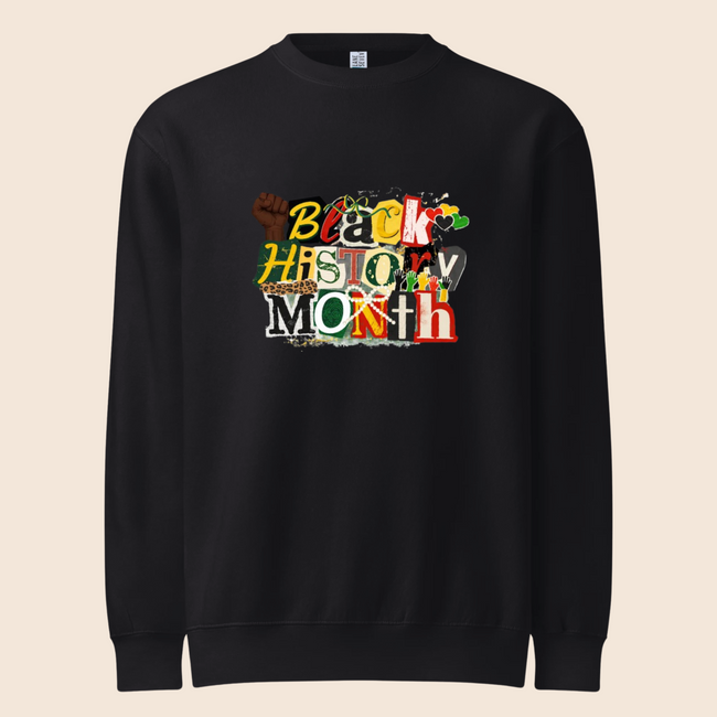 Black History Month Collage Crewneck