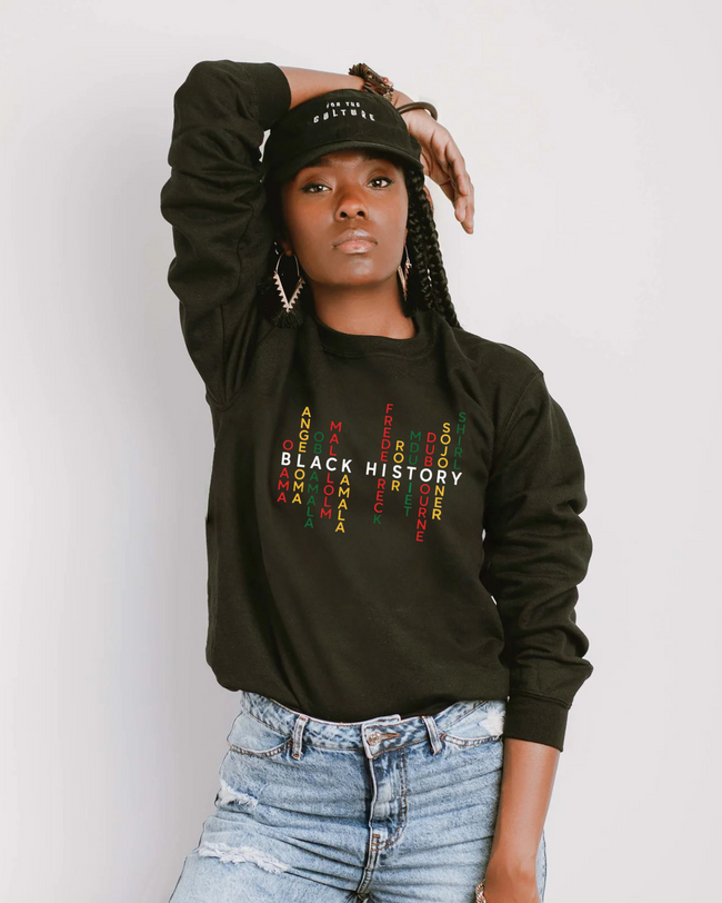 Black History Is American History Crewneck