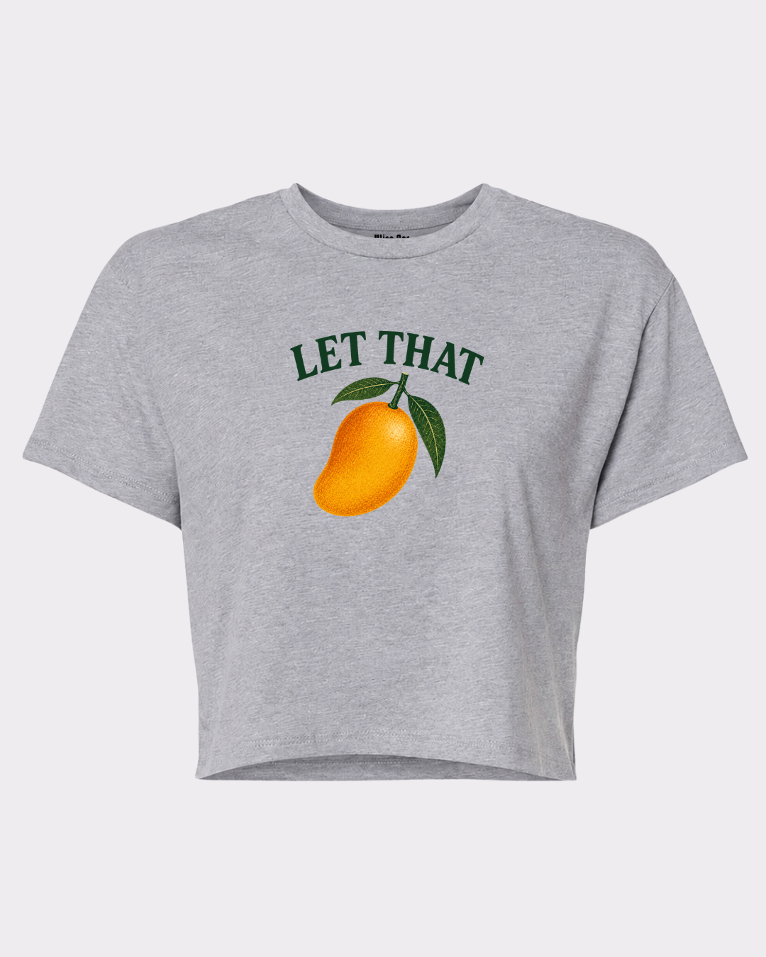 Let That Mango Graphic Crop Top
