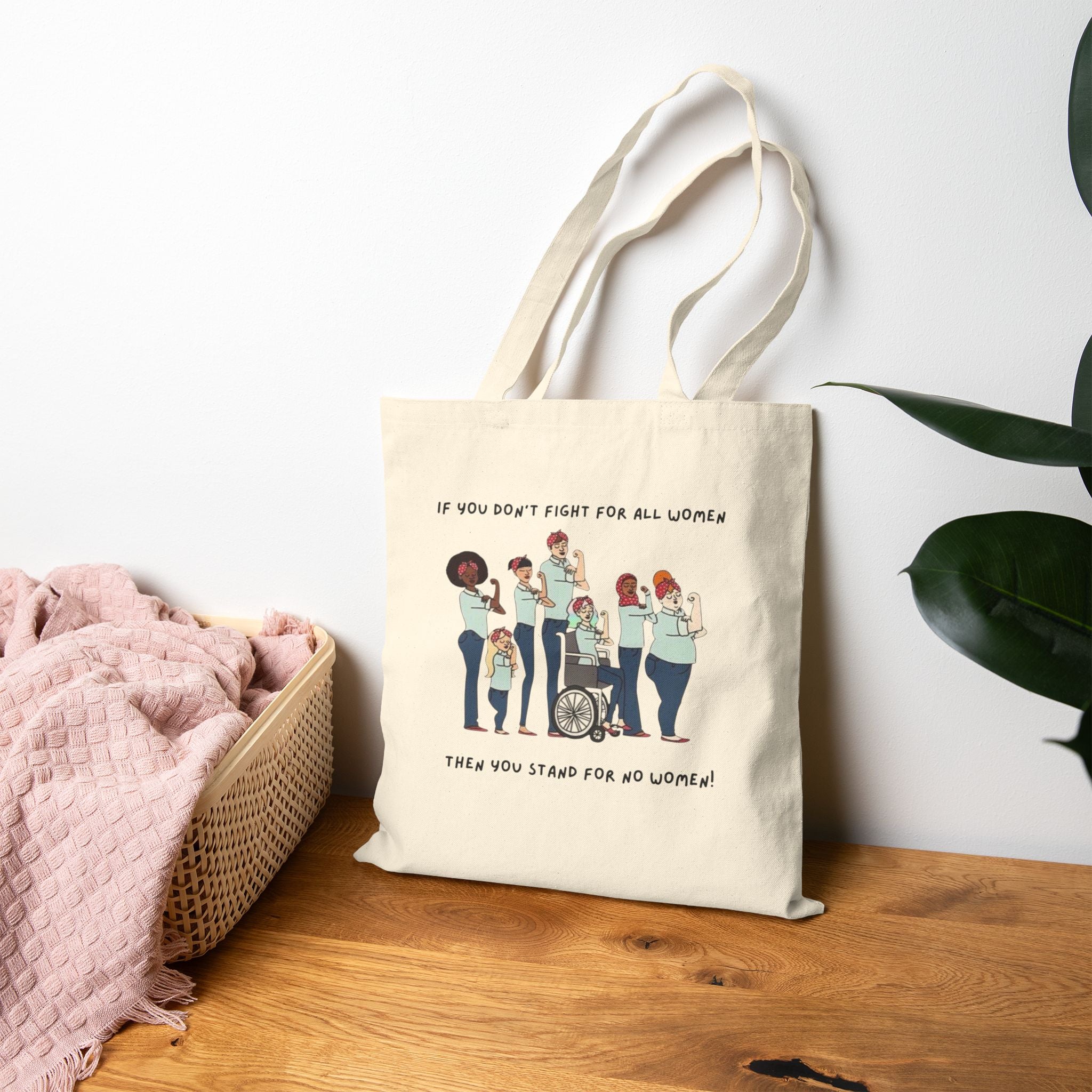 Fight for All Women Canvas Tote Bag