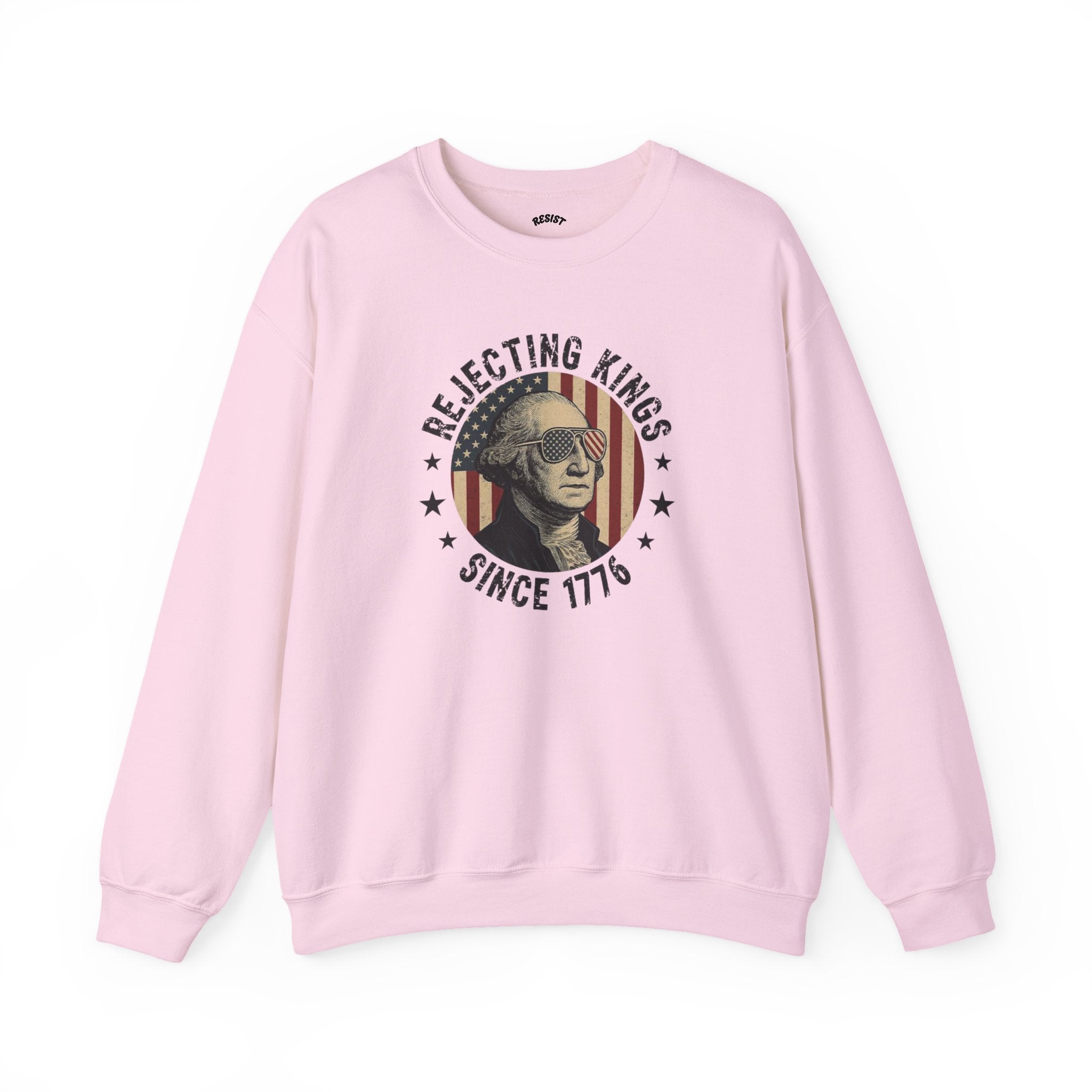 Vintage-Inspired ‘Rejecting Kings Since 1776’ Sweatshirt