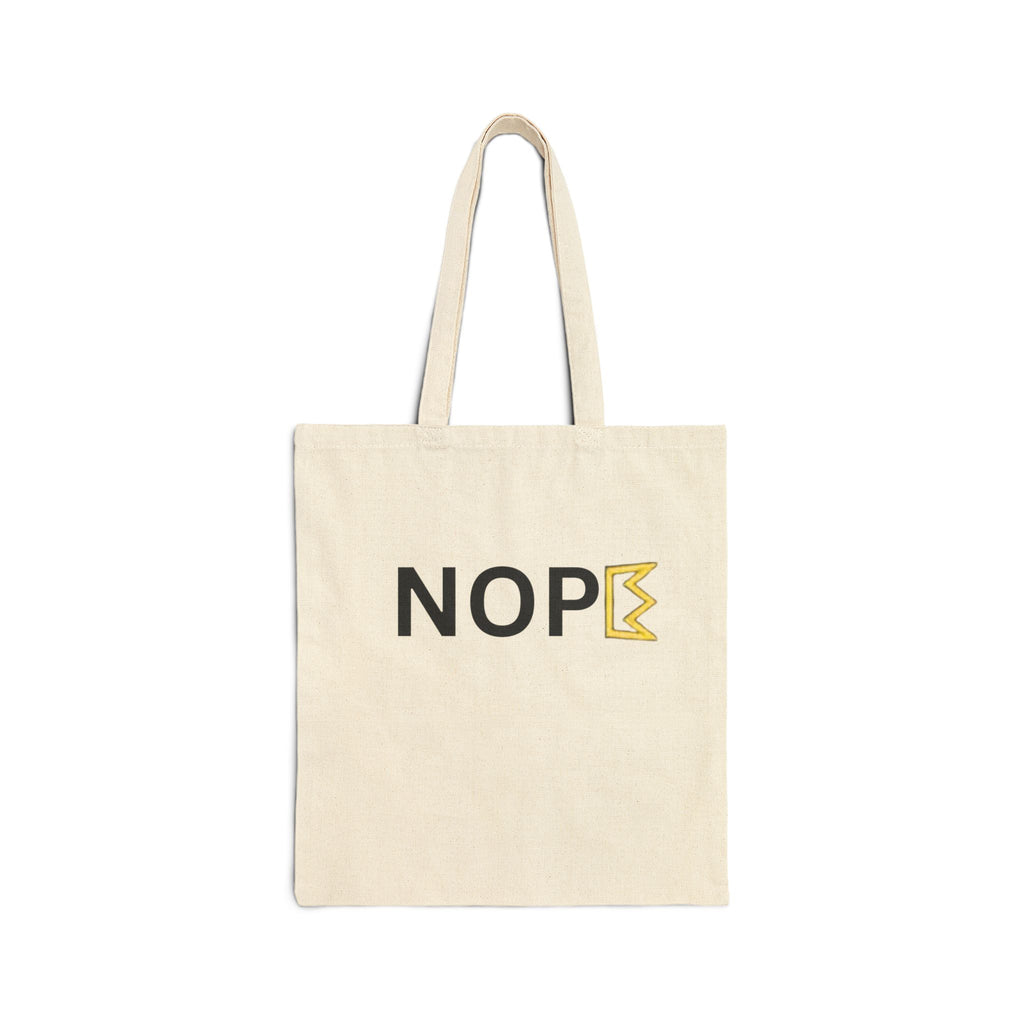 NOPE Canvas Tote Bag