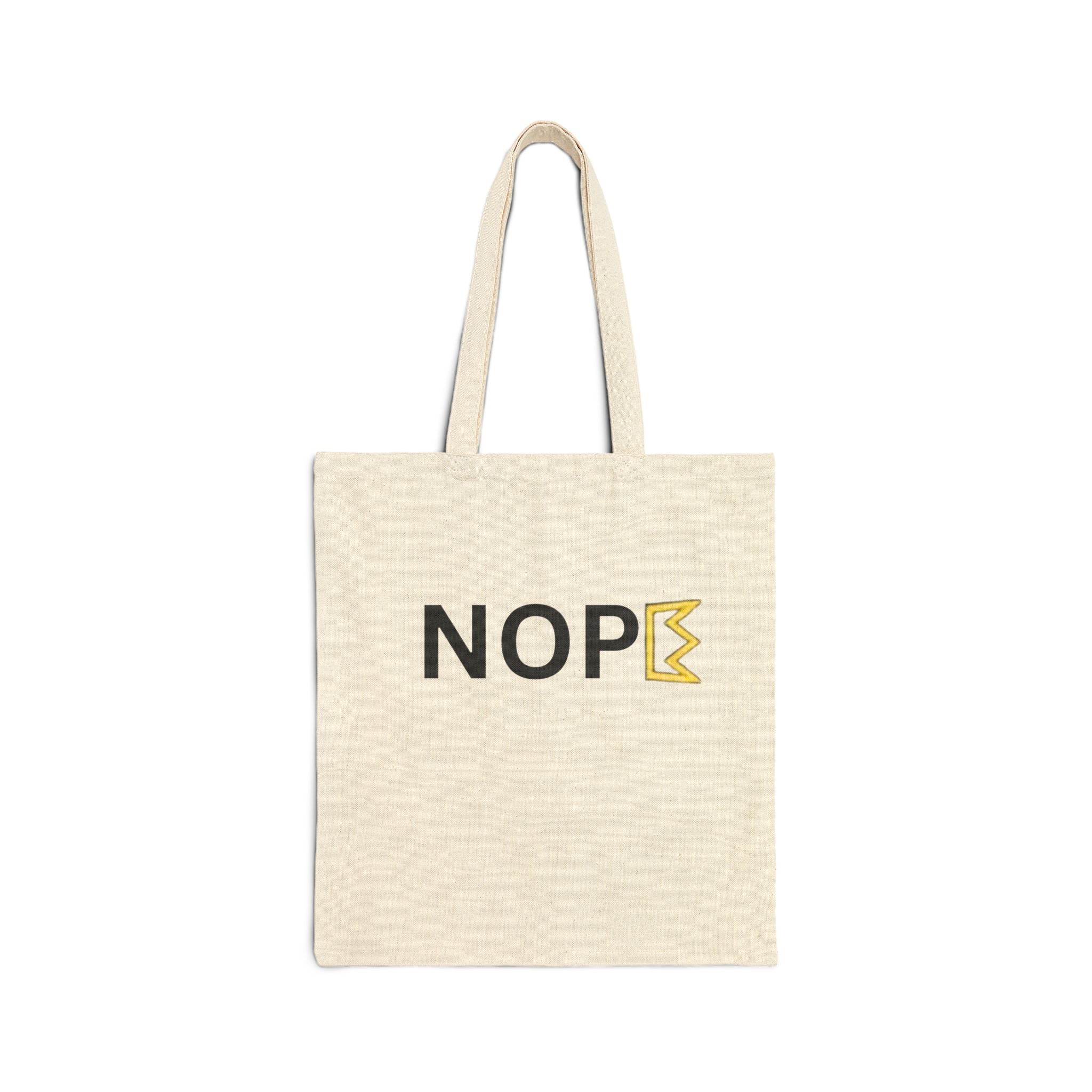 NOPE Canvas Tote Bag